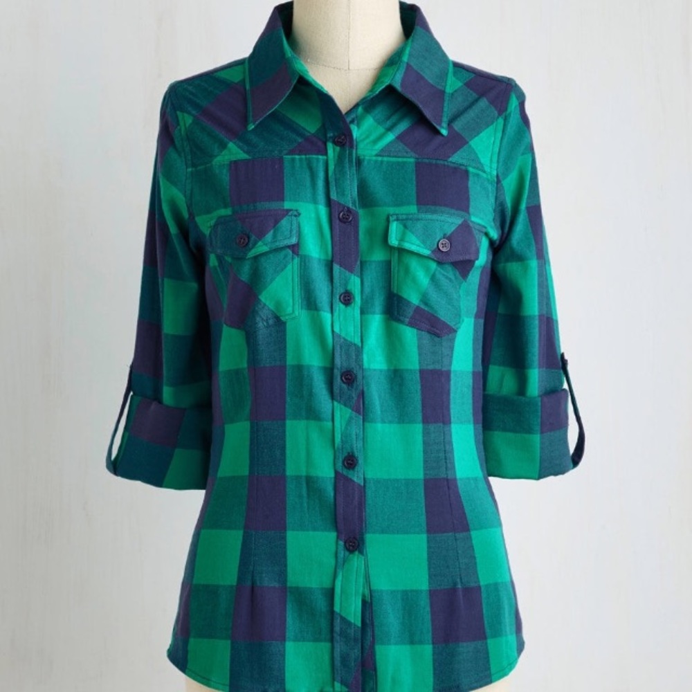 Simply Scout Plaid Shirt from ModCloth